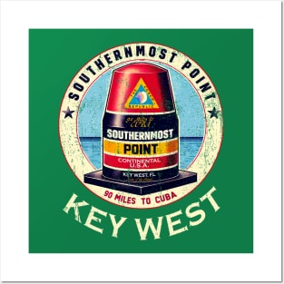 Key West Southernmost Beacon Tee Florida Posters and Art